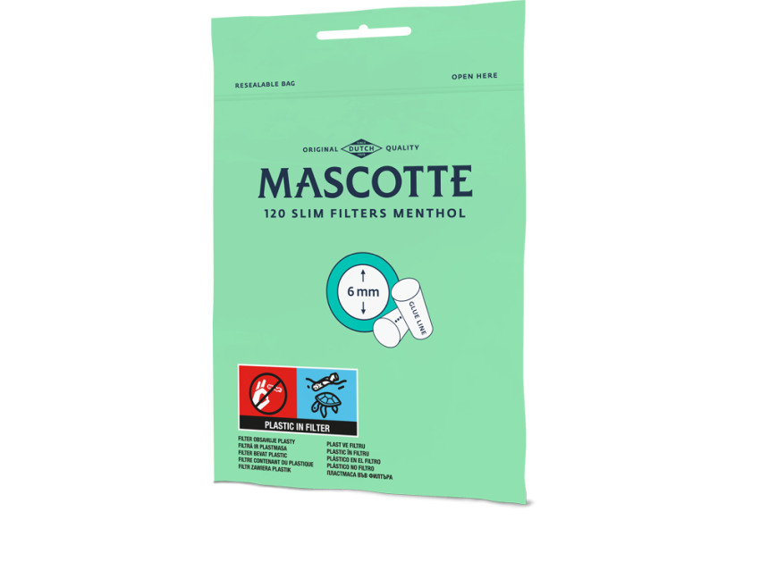Mascotte Menthol Slim Filters 120